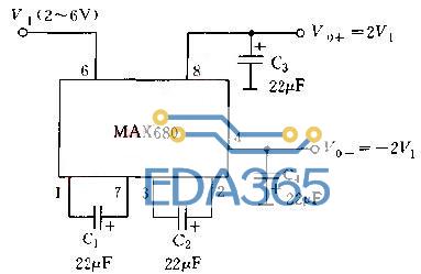 max680的基本应用电路